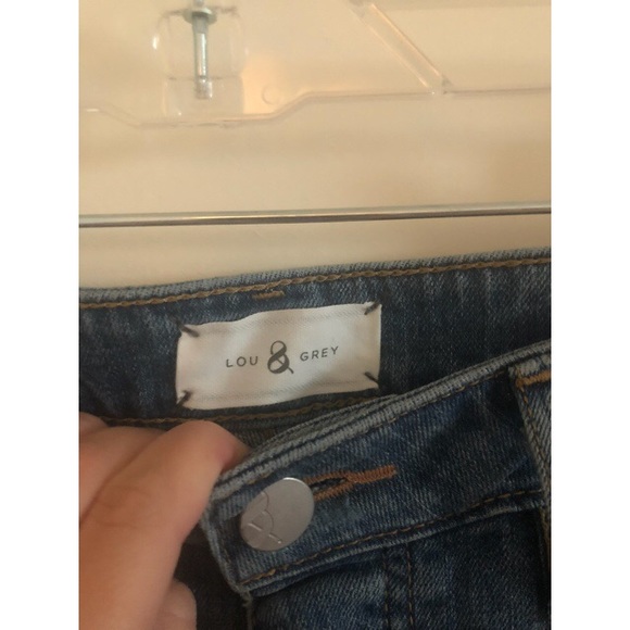 Lou & Grey- Denim Pencil Skirt - Picture 4 of 5